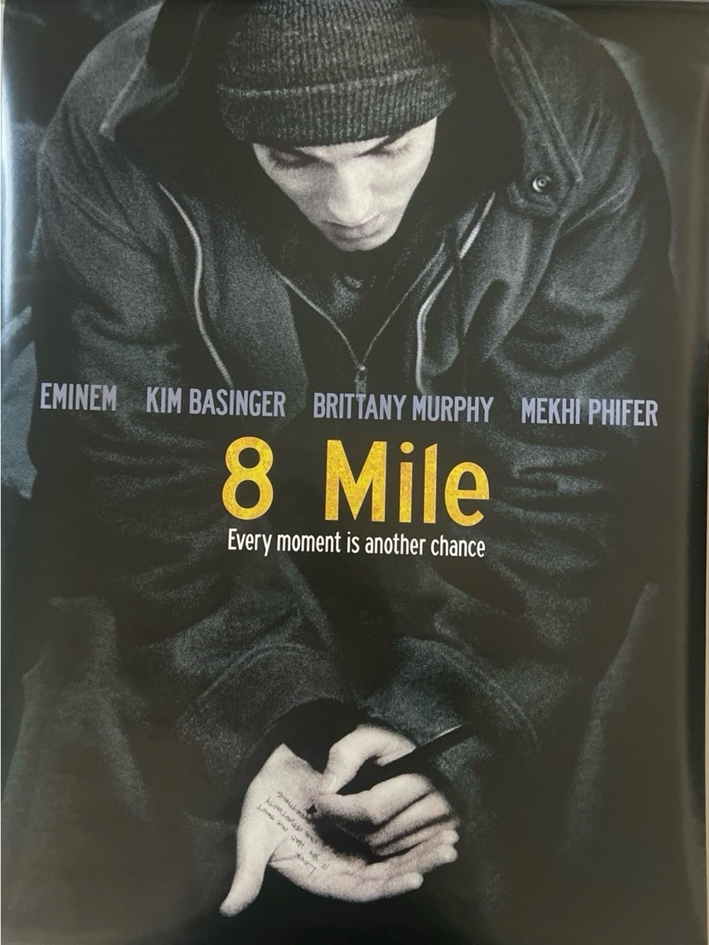8 Mile Movie Poster - Black & Yellow Aprox Size 24x36 Inches